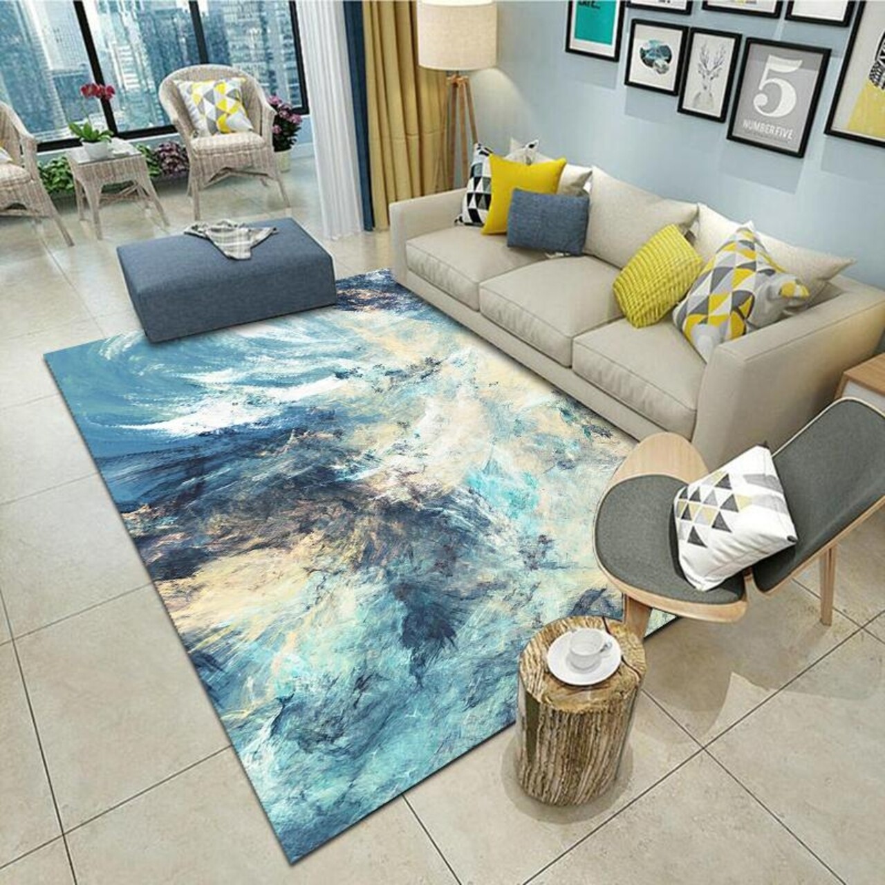 Covor Galaxy, Heinner, 160x230 cm, poliester, multicolor - imagine 3